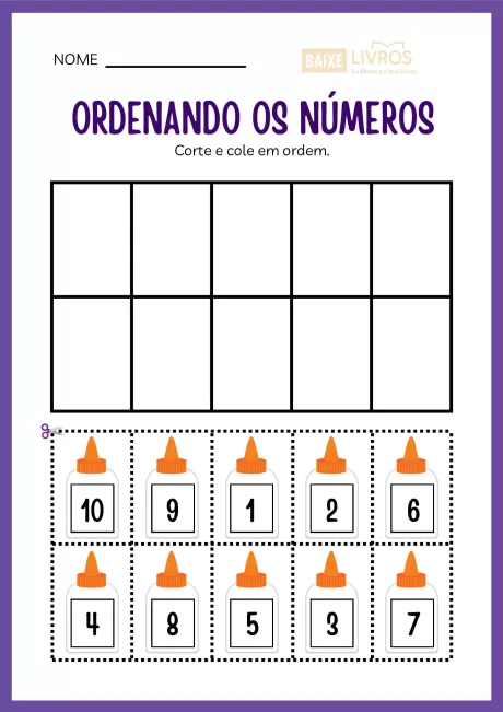 Atividades de caligrafia para números — p29