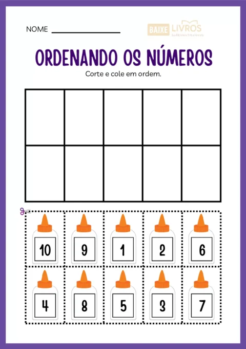 Atividades de caligrafia para números — p29