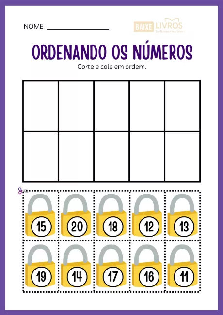 Atividades de caligrafia para números — p33