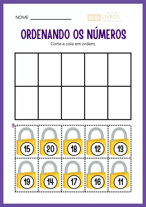 Atividades de caligrafia para números — p33