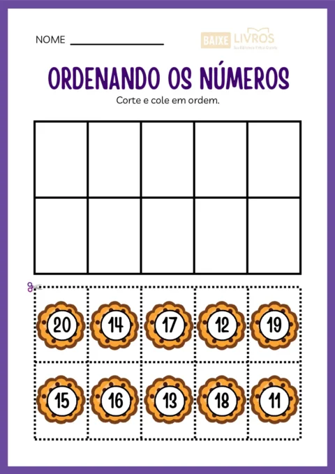 Atividades de caligrafia para números — p34