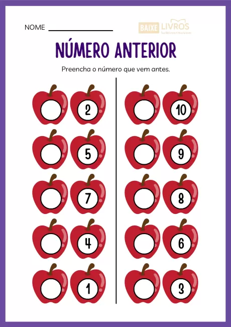 Atividades de caligrafia para números — p35