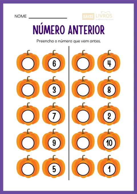 Atividades de caligrafia para números — p36