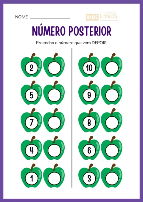 Atividades de caligrafia para números — p38