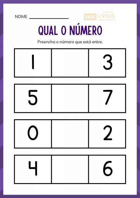 Atividades de caligrafia para números — p42