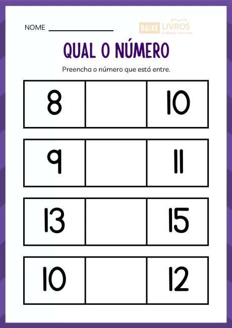 Atividades de caligrafia para números — p43