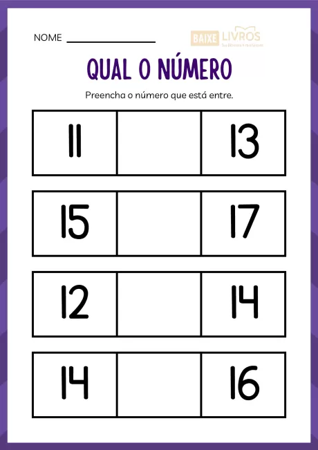 Atividades de caligrafia para números — p44