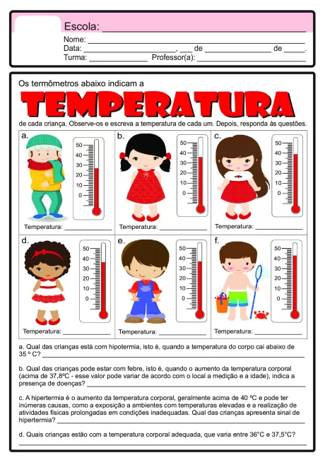 Atividades sobre grandezas e medidas para crianças — p14