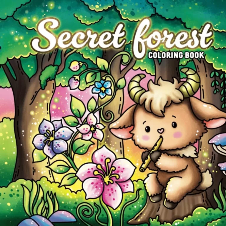 Desenho para colorir: Floresta secreta