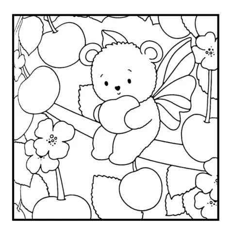 Desenho para colorir: floresta secreta — p42