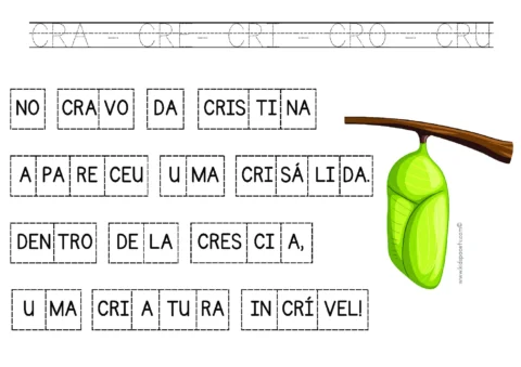 Atividades de sílabas para crianças — p3