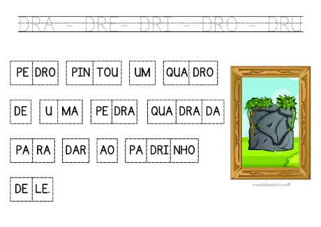 Atividades de sílabas para crianças — p5