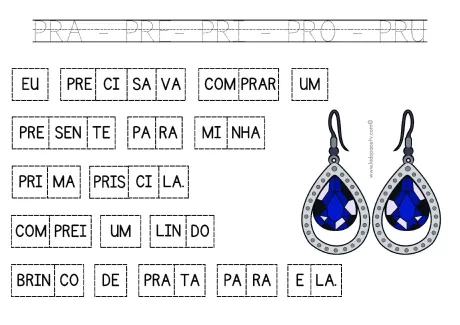 Atividades de sílabas para crianças — p11