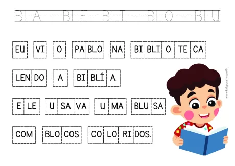 Atividades de sílabas para crianças — p17