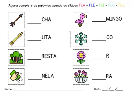 Atividades de sílabas para crianças — p22