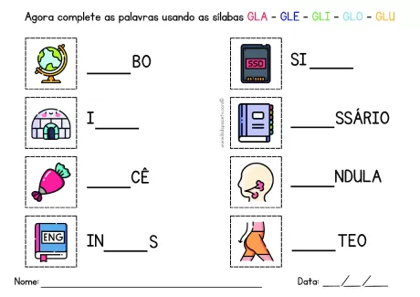 Atividades de sílabas para crianças — p24