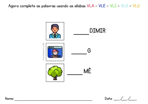 Atividades de sílabas para crianças — p30