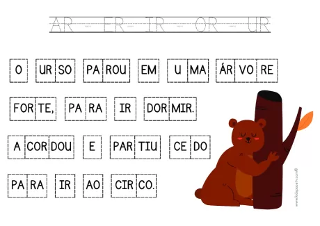 Atividades de sílabas para crianças — p33