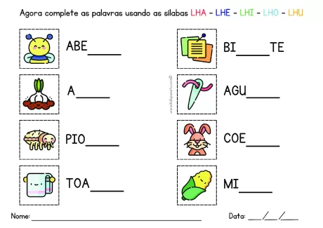 Atividades de sílabas para crianças — p38