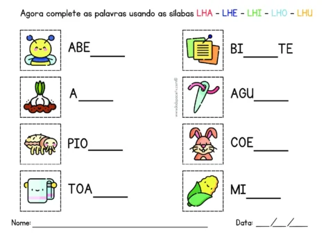 Atividades de sílabas para crianças — p38