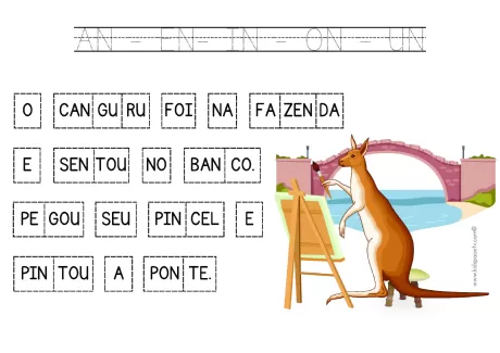 Atividades de sílabas para crianças — p41