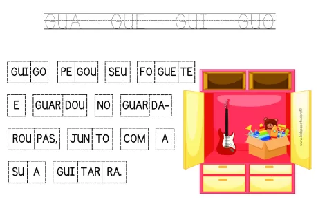 Atividades de sílabas para crianças — p47