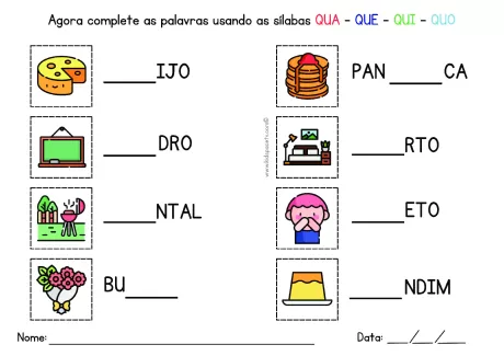 Atividades de sílabas para crianças — p50