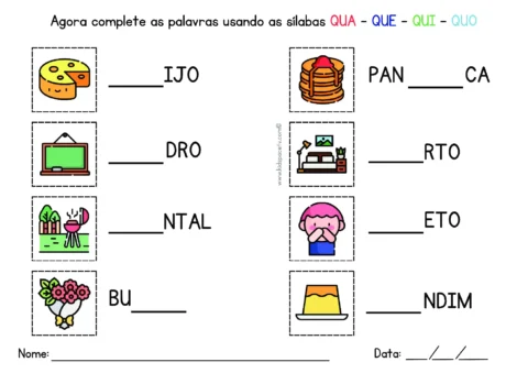 Atividades de sílabas para crianças — p50