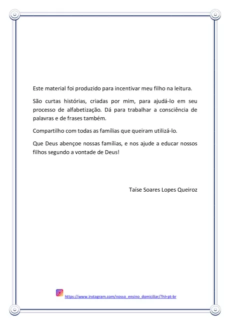 Incentivando a leitura com histórias curtas — p2