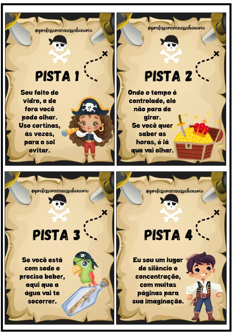 Caça ao tesouro: uma atividade divertida