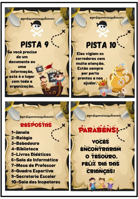 Caça ao tesouro: uma atividade divertida — p5