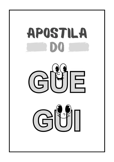 Apostila do GUE e GUI para crianças — p1