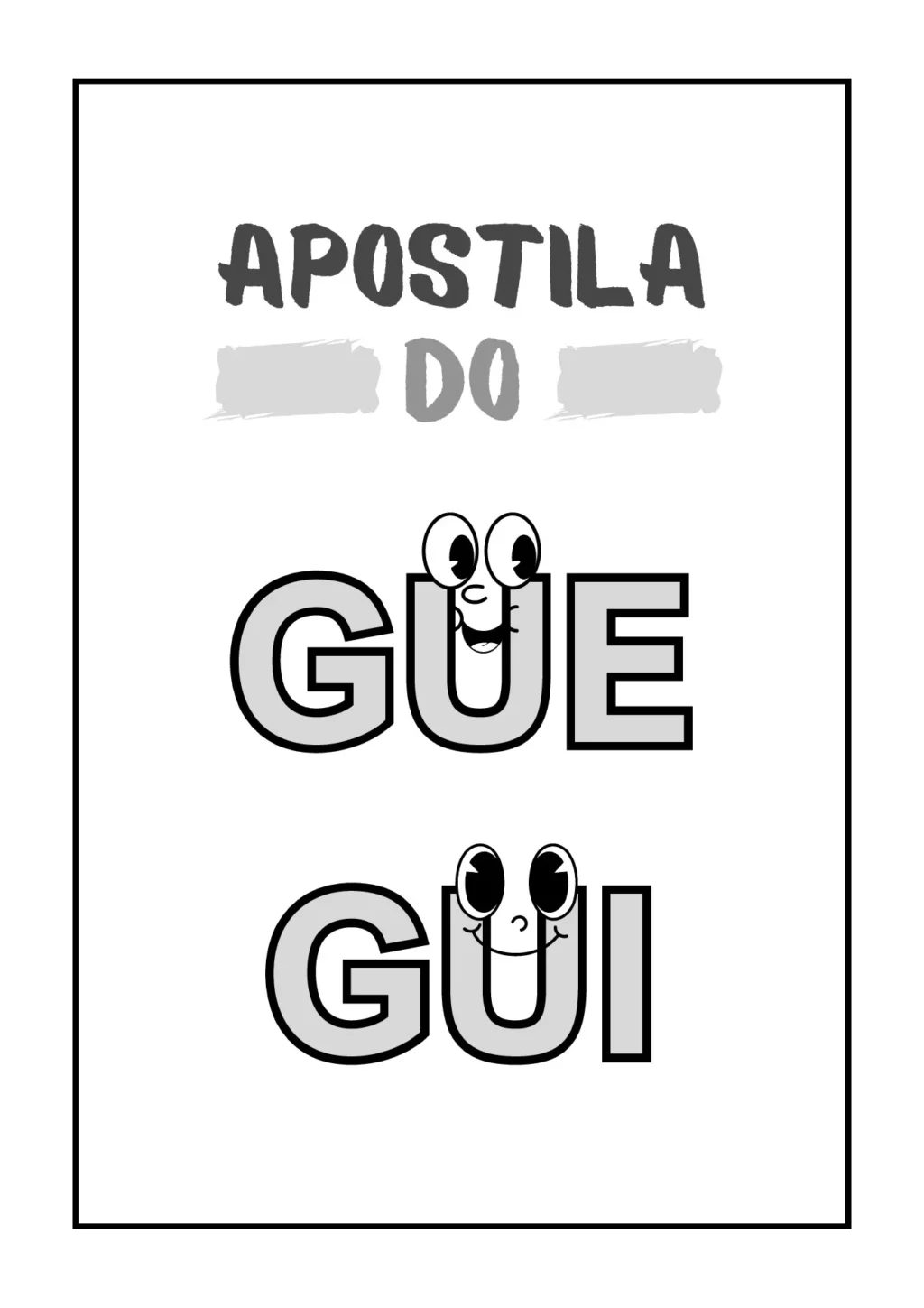 Apostila do GUE e GUI para crianças