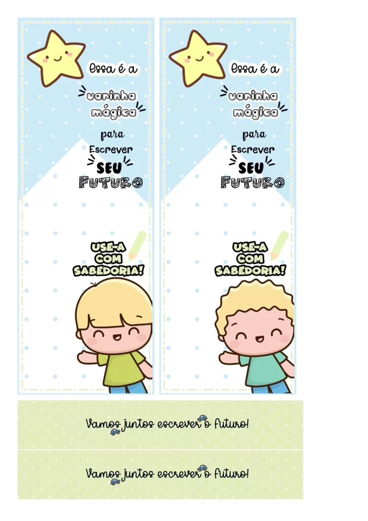 Varinha mágica para escrever seu futuro — p1