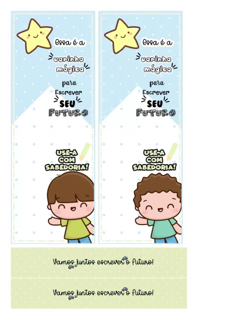 Varinha mágica para escrever seu futuro — p2