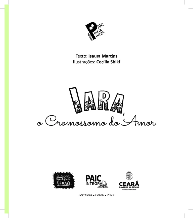 Iara, o cromossomo do amor: uma história tocante — p3 | Atividades Educação Infantil (ensinoja.com.br)