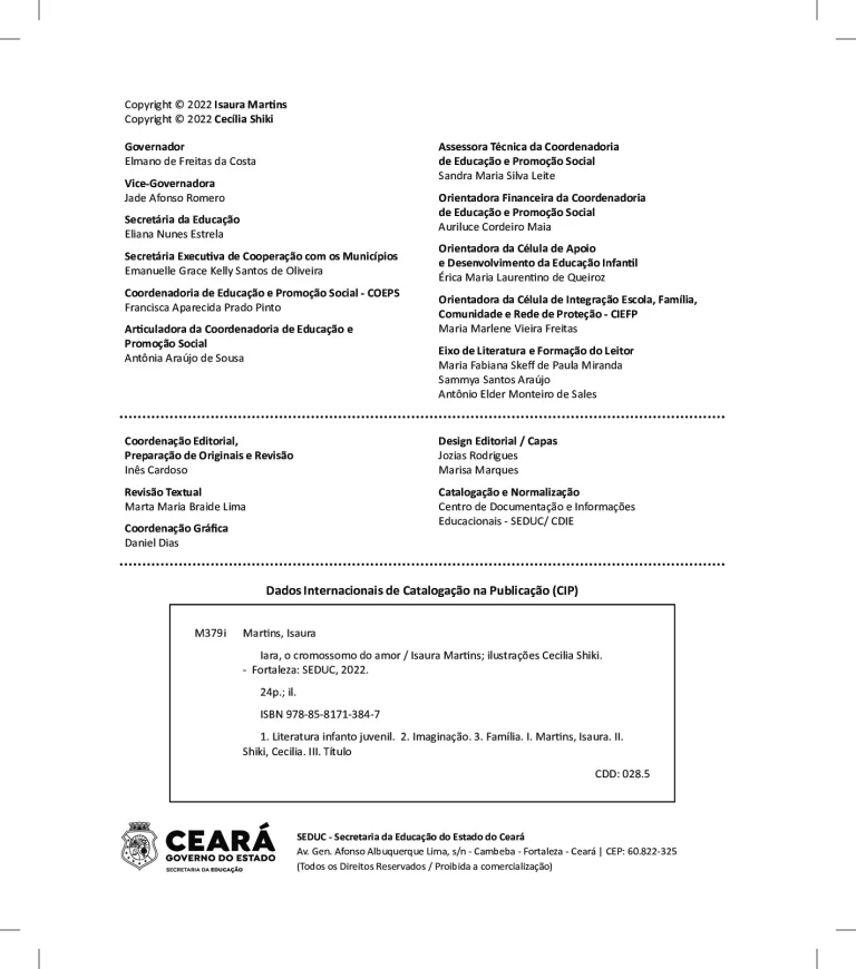 Iara, o cromossomo do amor: uma história tocante — p4 | Atividades Educação Infantil (ensinoja.com.br)