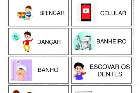 Importância da rotina visual para crianças — p1 | Atividades Educação Infantil (ensinoja.com.br)