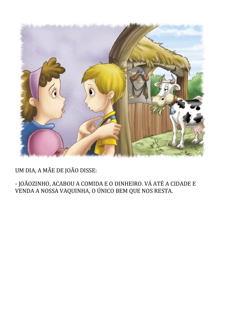 João e o pé de feijão: uma história clássica — p4 | Atividades Educação Infantil (ensinoja.com.br)