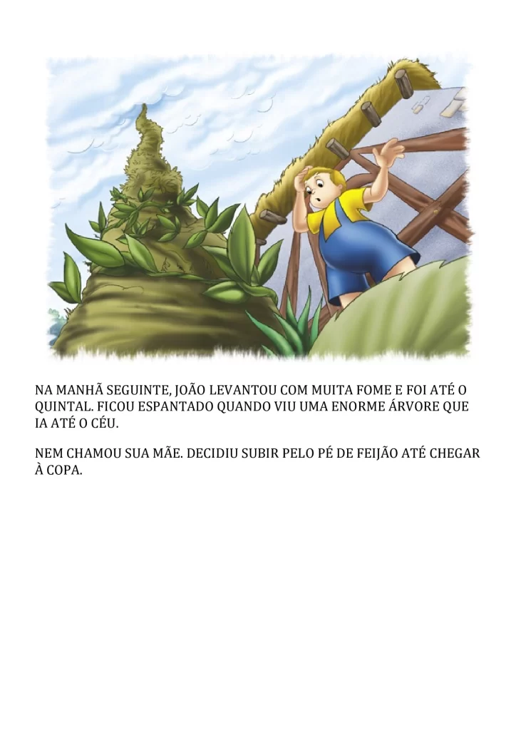 João e o pé de feijão: uma história clássica — p6 | Atividades Educação Infantil (ensinoja.com.br)