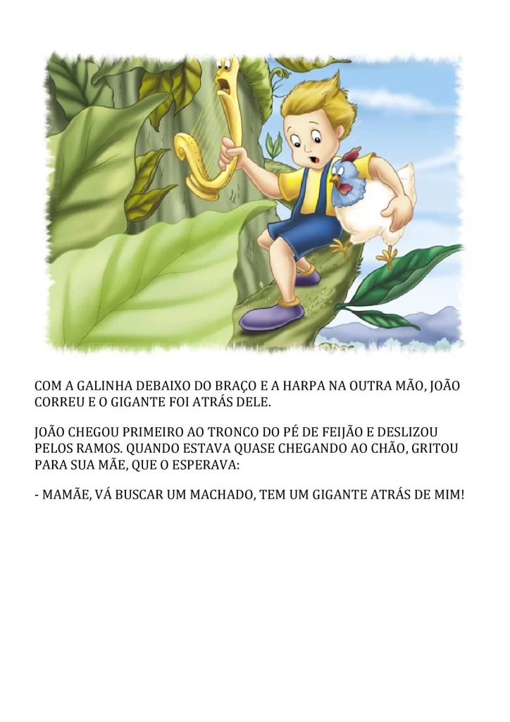 João e o pé de feijão: uma história clássica — p10 | Atividades Educação Infantil (ensinoja.com.br)