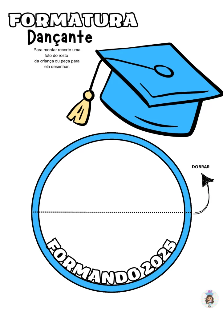 Lembrancinha de Formatura Dançante (PDF para Imprimir) — p3 | Atividades Educação Infantil (ensinoja.com.br)