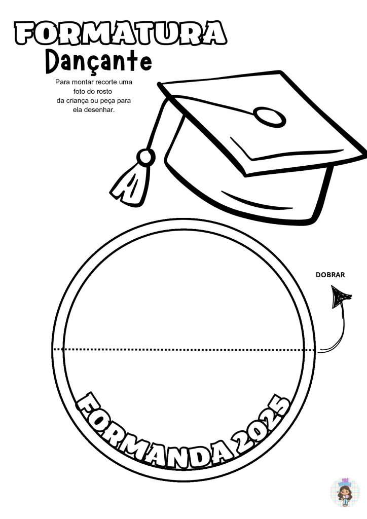 Lembrancinha de Formatura Dançante (PDF para Imprimir) — p5 | Atividades Educação Infantil (ensinoja.com.br)