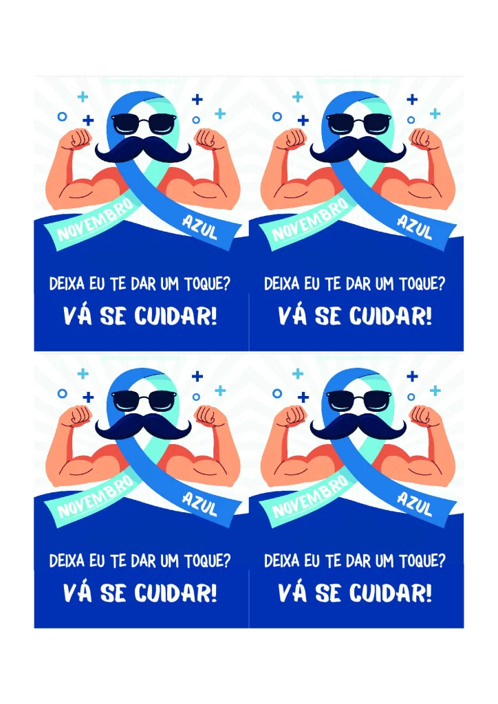 Novembro Azul: conscientização e prevenção do câncer de próstata — p2 | Atividades Educação Infantil (ensinoja.com.br)
