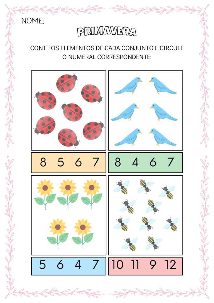 Primavera: Atividades Educação Infantil para Imprimir (PDF) — p1 | Atividades Educação Infantil (ensinoja.com.br)