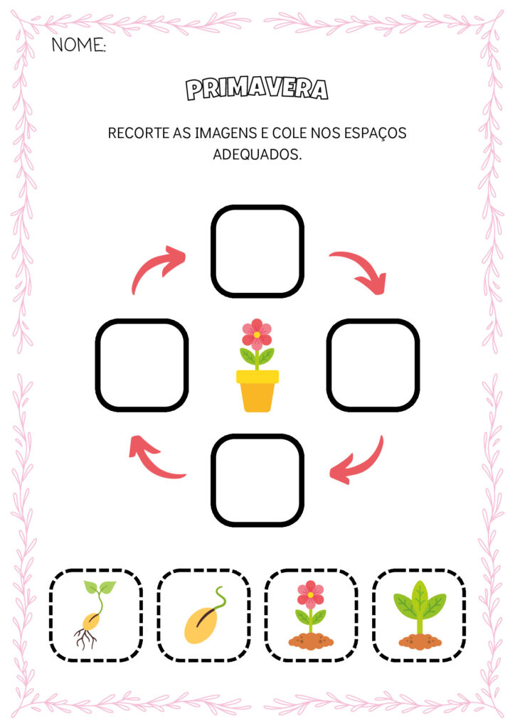 Primavera: Atividades Educação Infantil para Imprimir (PDF) — p7 | Atividades Educação Infantil (ensinoja.com.br)