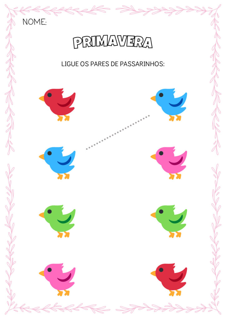 Primavera: Atividades Educação Infantil para Imprimir (PDF) — p18 | Atividades Educação Infantil (ensinoja.com.br)