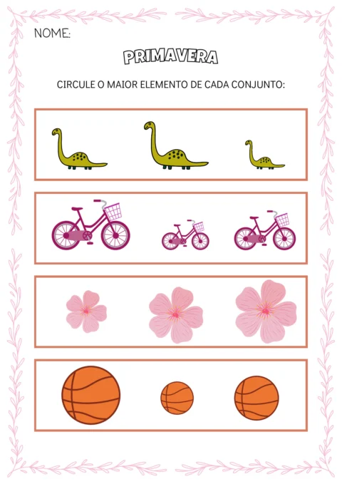 Primavera: Atividades Educação Infantil para Imprimir (PDF) — p21 | Atividades Educação Infantil (ensinoja.com.br)
