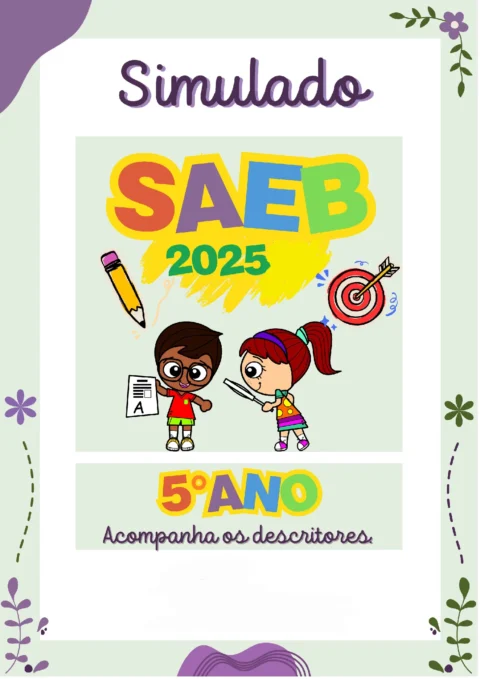 Simulado SAEB 2025 para o 5º ano — p1 | Atividades Educação Infantil (ensinoja.com.br)