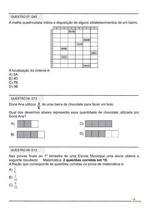 Simulado SAEB 2025 para o 5º ano — p16 | Atividades Educação Infantil (ensinoja.com.br)